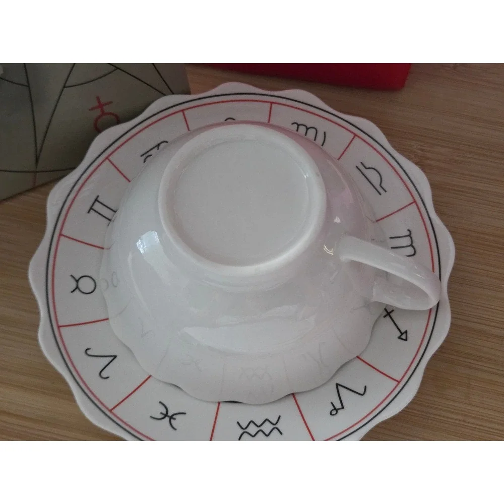 The Cup of Destiny Jane Lyle Fortune Telling Tea Leaf Reading Cup Saucer Kit